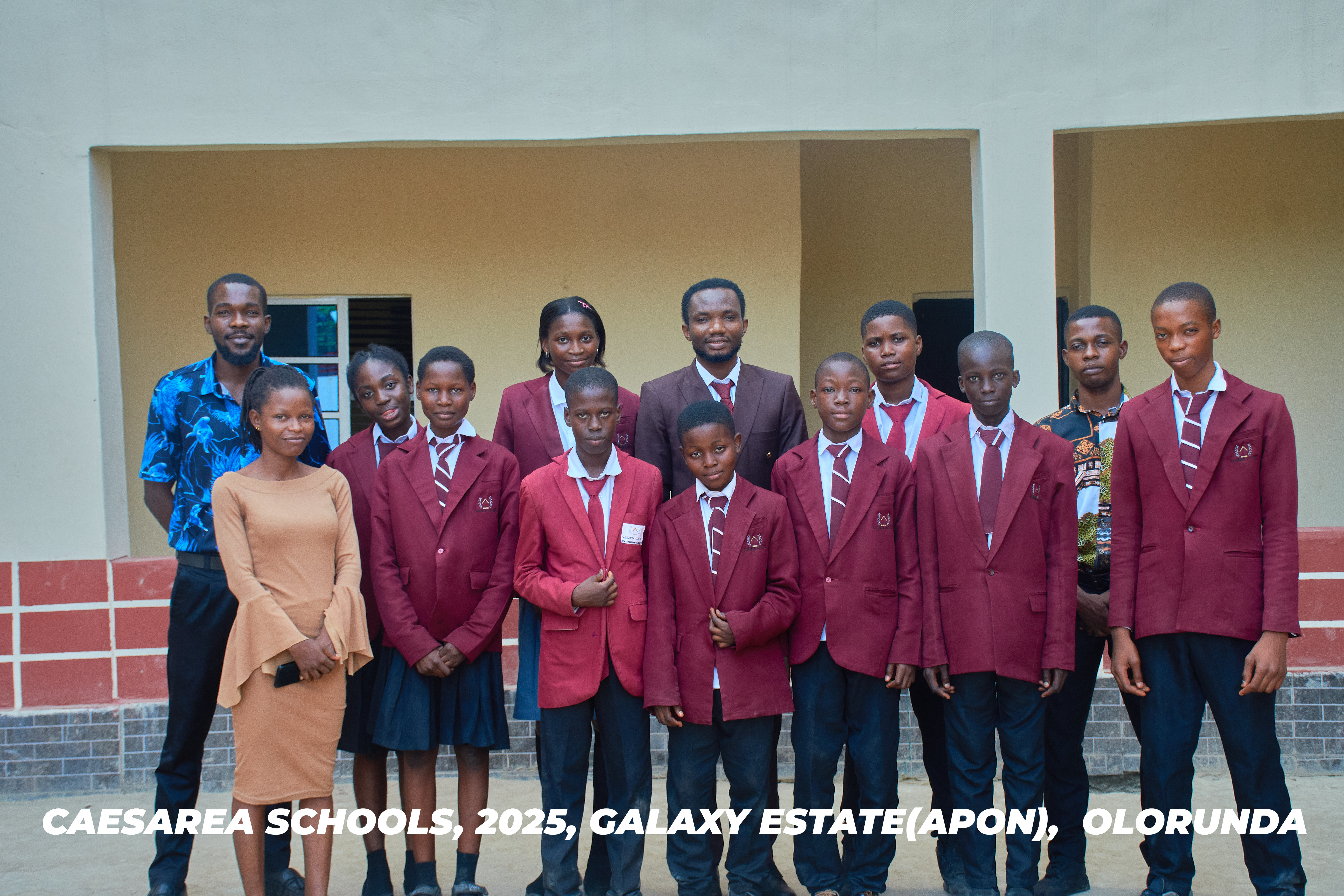 Caesarea College students engaged in learning